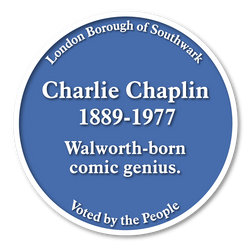 Blue Plaque Full List_Charlie Chaplin