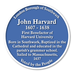 Blue Plaque Full List_John Harvard