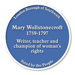 Blue Plaque Full List_Mary Wollstonecroft