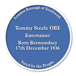 Blue Plaque Full List_Tommy Steele